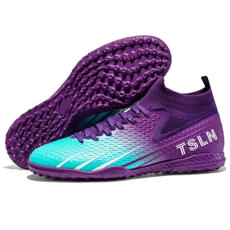 Botas de campo de fútbol de la sociedad para hombres, zapatos de fútbol profesionales para adultos y niños, tacos de partido de entrenamiento de césped de alta calidad, zapatillas de Futsal - Oro-F888 - Añade 12