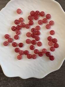 50/100 件 5 毫米 X 8 毫米仿玉、玛瑙、算盘珠、散珠、轮珠、隔珠适用于 DIY 珠宝制作、手链、钥匙扣、项链、工艺品装饰、彩色珠子材料，激发您的创意设计