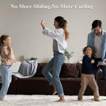 5.1" X 0.98" Non-Slip Carpet Tape (2/4/6 Pcs), Washable Carpet Gripper, Carpet Pad Clips, Carpet Fixing Stickers, Anti-Curling Carpet Clips, Double-Sided Long Carpet Tapes, Home Decor - Reusable And Washable, Suitable For Hardwood Floors, Tiles, Marble And Carpets, Prevents Shifting And Keeps Flat. - Multicolor - View 5