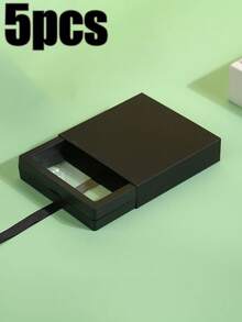 1/10-Piece Pack, High-Transparency PE Film Drawer-Style Jewelry Storage Gift Box, Exquisite Tote Bag Style Gift Box, Simple Appearance, Elegant Texture. This Gift Box Can Safely Store Various Jewelry, Preventing Wear And Tear And Tangling. - Multicolor - View 27