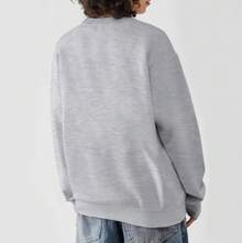 Women's NURSE Heart Printed Casual Sweatshirt, Long-Sleeved Pullover, Comfortable Fit, Round Neck Design, Breathable Fabric, Casual And Fashionable Top,Suitable Family Gatherings And Trave - Xám - Xem 2