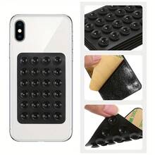 20 piezas Ventosas de silicona multifuncionales - Tipo universal, adecuadas para fundas protectoras de tabletas, adhesión fuerte, fácil de quitar, reutilizables y lavables - Adecuadas para decorar fundas de teléfonos y como soportes de computadora para accesorios de teléfono del Ramadán, Material: Silicona - Multicolor - Ver 7