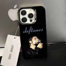 Funda de teléfono Band D-Deftones para 17,16,15,14,13,12,11,Pro,Plus, funda negra mate a prueba de golpes - Z5 - Ver 8
