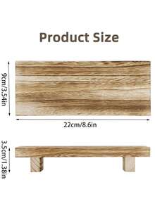 Small Wood Pallet Base Stand Farmhouse Bathroom Decor Decorative Wood Riser Kitchen Soap Dish Holder For Vanity, Counter, Sink, Black - Multicolor - View 18