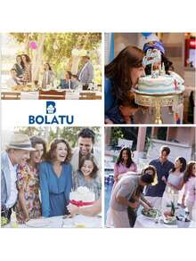 3 Packs Round Gold Cake Stand, Dessert Table Display Set, Candy Fruite Cupcake Pastry Plate For Wedding, Birthday, Company Party Celebration - Vàng - Xem 2