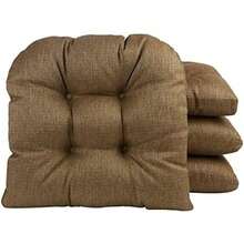 Klear Vu Dining Chair Pads, Set of 4, Black(4 Pack Gold) - Multicolor - Ver 3