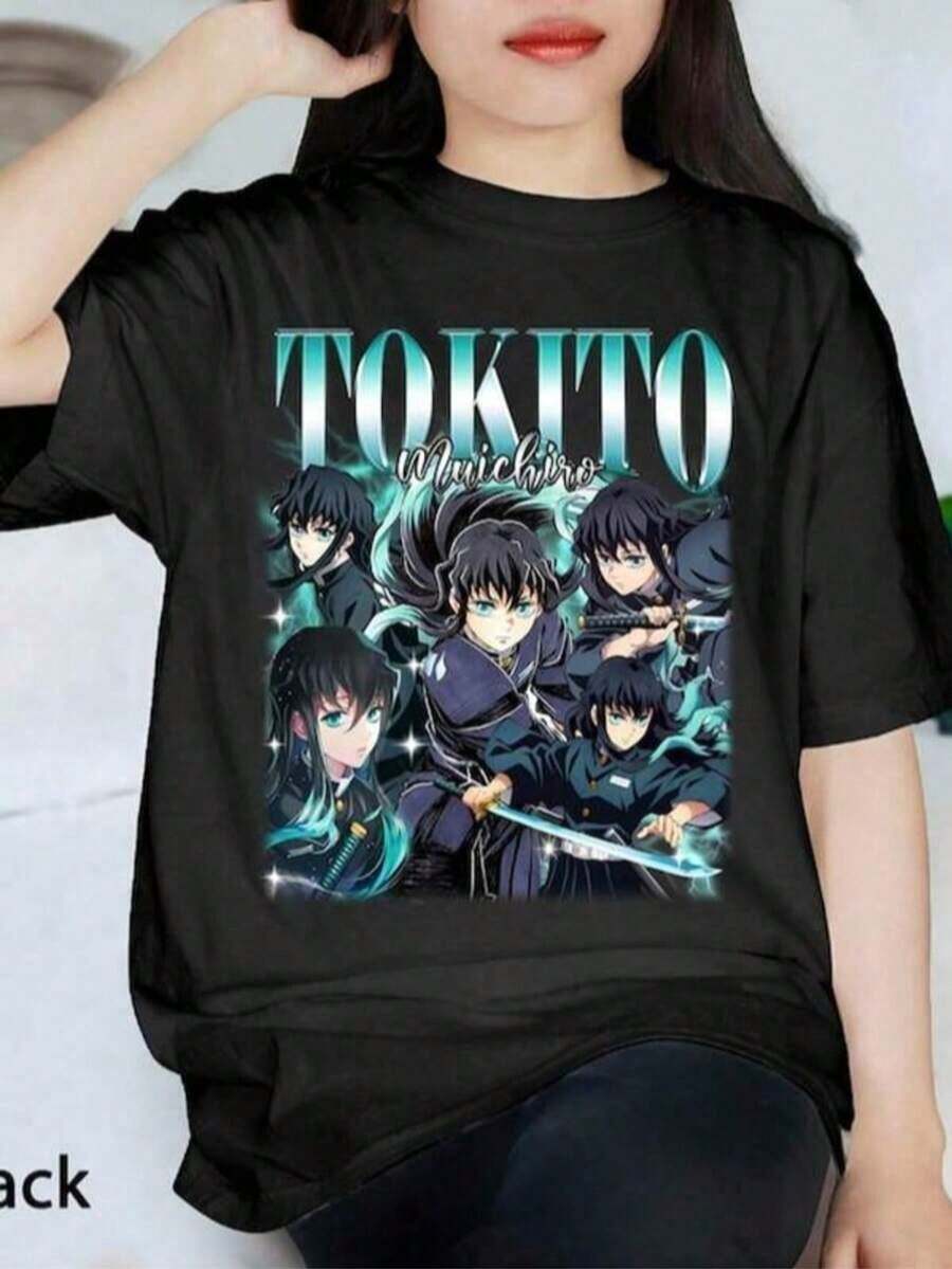 Christmas T-Shirts Youth T-Shirts--A Must-Have Item For Fall D-Emon Slay Anime Shirt Anime Shirt Slayer Anime Shirt D-Emon Anime Graphic Sweatshirt Anime Tee Gift Unisex Shirt Anime Hoodie D-Emon HoodieKids' T-Shirts, Sports T-Shirts, Christmas T-Shirts Perfect Christmas & Holiday Gift For Boys And Girls Gift For Kids - Đen 3 - Xem 1