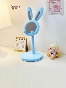 1 Customized Super Cute Rabbit Shaped Telescopic Phone Holder,Can Be Used Both Horizontally And Vertically, Adjustable For Lifting And Lowering, Suitable For Valentine's Day Gifts, Holiday Gifts, Household Items, Selfie Stands, Tailored Gifts For Her, Simple, Kawaii, Vacay Vibes/Vacation, Casual - Multicolor - View 14