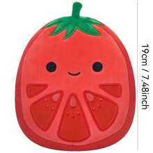 Squishmallows Original 7.5 Inch Ritter - Tomato - Add Ritter To Your Squad, Super Soft Plush Doll, Official Kellytoy Plush