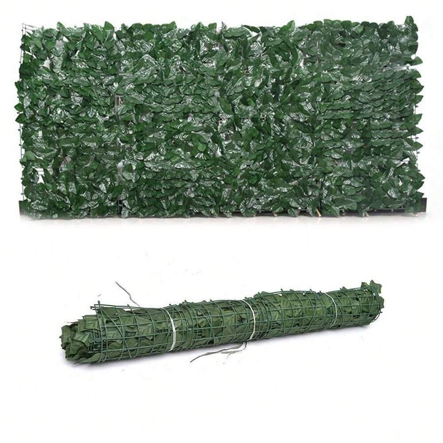 3M Roll Artificial Hedge Garden Fake Ivy Leaf Privacy Fence Screening Panel Wall - 1*3m - View 1