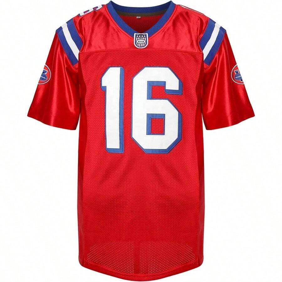 #16 Shane Falco Replacements Movie Jersey Red - Rojo - + 3XL - Ver 1