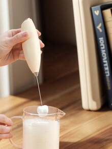 Electric Milk Frother & Egg Beater, Requires 2 AA Batteries - Multicolor - View 3