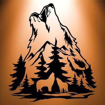 1 st rustik väggdekoration med varghuvud i metall, lämplig för hem och kontor i järn, passar för vardagsrum och köksvägg, konst för uteplats och altan, kreativ metallskylt, idealisk present till bondgård, ranch, stuga, passar för vardagsrum, sovrum, café, trädgård, perfekt för St. Patrick's Day, Thanksgiving, påsk, inflyttningsfest