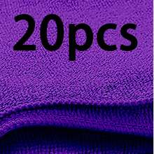 Microfiber Washcloths Towel And Face Cloths Pack Of 5/10/20, 12" X 12" Highly Absorbent And Soft Face Towels Wash Cloths For Bathroom, Gym, Hotel And Spa, Fast Drying Multi-Purpose Cleaning Cloth - Multicolor - View 18