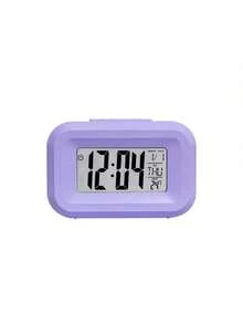 Alarm Clock With Large Screen - Cute Pink Anime Glow-In-The-Dark Desk Decor, Digital Clock With Date & Temperature Display, Multifunctional Timepiece For Bedroom, Dorm Room, Kids Room, Girls Gift - Multicolor - View 11