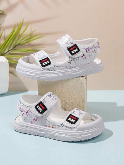 1双休闲百搭魔术贴凉鞋，软底防滑新款儿童凉鞋，适合小学生，耐穿运动凉鞋