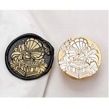 1pc Sealing Wax Stamp Head For Seal Envelope Invitation DIY Scrapbooking, Music Themed Wax Seal Stamp Head Replacement - Multicolor - View 13
