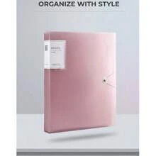 大容量 A4 文件夹 - 重型防水 PP 活页夹，带透明分类器，适用于家庭、办公室、学校、法律、医疗多用途文件整理器、学生、专业人士、毕业用品、桌面文件整理器、返校必备、时尚设计、环形装订