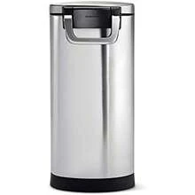 simplehuman, contenedor de comida para mascotas extragrande, acero inoxidable cepillado(30 litros) - Multicolor - Ver 4