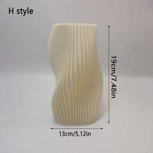 1pc Small Size 3D Printed Lamp Shade, Nordic Modern Minimalist Dining Room Bedroom French Cream Petal Style Lamp Shade, Suitable For Pendant Light, Table Lamp, Floor Lamp (Fits E14 Lamp Socket), Lamp Shade Only - Multicolor - View 20