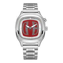 1pc Authentic Niche Y2K Retro Vintage Dynamic Digital Quartz Watch For Men - Red - View 6