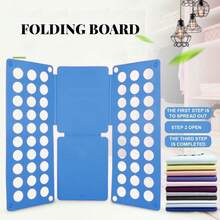 1pc Lazy Clothes Board, T-Shirt File Organizer, Durable Plastic Laundry Clip For Family T-Shirts, Shirts, Pants, Easy To Use T-Shirt Folding Board - Great For Laundry And Storage - Great For Adults