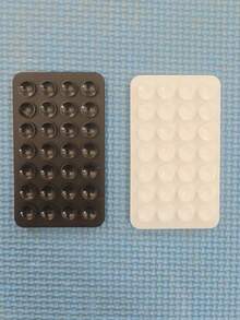 1pc Silicone Sticky Phone Handle, Suction Cup Phone Case Stand, Hands-Free Sticky Phone Grip Handle, Suitable For Selfie And Video, Phone Finger Grip Stand - Multicolor - View 23