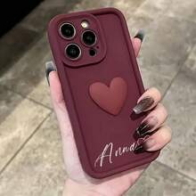 Ốp lưng điện thoại TPU thiết kế hình trái tim dễ thương, có thể tùy chỉnh tên và họa tiết trái tim, tương thích với Samsung Galaxy S25, S24, S23, S22, S21, S20 Ultra Plus. Những chiếc ốp lưng mềm mại, chống sốc này là món quà kỷ niệm tuyệt vời cho các dòng máy A56, A55, A54, A53, A52, A35, A34, A16, A15, A14, A13, hỗ trợ 4G và 5G, có ngăn đựng đồ du lịch, phiên bản quốc tế, không phải phiên bản nội địa. Quà tặng sinh nhật mùa xuân. - màu nâu - Xem 5