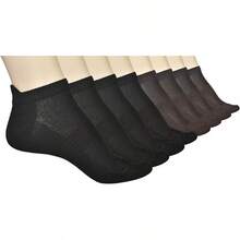 Women Leg Warmers - Black-brown (8-pack) - View 11