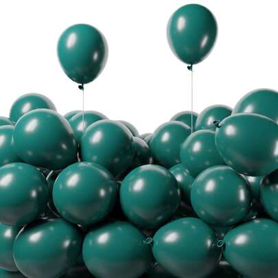 10/20/30/50/80pcs Peacock Blue Balloons, 5/10/12/18 Turquoise Balloon Arch Kit - Dark Teal Dusty Blue Retro Ocean Blue Latex Helium Balloons For Birthday Wedding Shower Graduation Baptism Gender Revealing Under The Sea Whale Theme Party Decorations