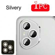 1pc Camera Lens Protector Ring For Honor 400 Pro 5G/Honor 400 Lite/Honor 400/600 Lite, 3D Metal Lens Tempered Glass Protective Film, Rear Camera Lens Cover, Phone Camera Protector, Black/Silver/Colorful - Multicolor - View 15