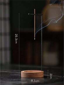 1个悬挂式香炉，创意线条香炉，适用于家居香氛和冥想，客厅、卧室、书房装饰，也适用于客厅、卧室和餐厅。