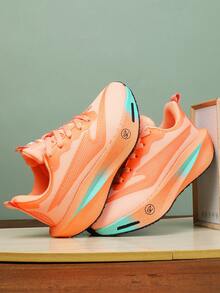 Jifffly 2025 Winter New Carbon Plate Running Shoes, Professional Sports Shoes For Women, Physical Fitness, Marathon, Competitive Racing, Rebound Cushioning, Breathable Running Sneakers - Orange - View 5