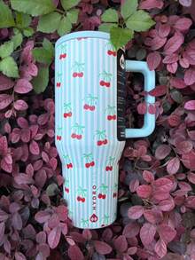 ACTA Hydrojug 32oz,40oz Traveler Coconut Brown Gingham Limited Edition Water Bottle With Handle & Flip Straw - Fits In Cup Holder, Leak Resistant Tumbler-Reusable Insulated Stainless Steel & Rubber Base - Gifts For Women & Men, - 彩色 - 查看 33