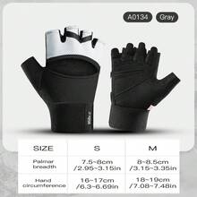 Kyncilor Găng tay tập gym Weightlifti không ngón dành cho nam và nữ tập thể hình Găng tay thể thao đạp xe chống trượt thoáng khí - Nhiều màu - Xem 19