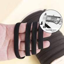 394英寸/787英寸高弹缝纫松紧带,弹力橡皮筋,DIY工艺品,服装配饰,缝纫松紧带,简约设计,中性色调,耐用材质,精湛工艺 - 白色 - 查看 7