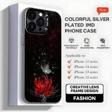 Funda de teléfono Tokyo G-Ghoul Red Spider Lily para 17,16,15,14,13,12,11,Pro,MAX,plus, cubierta mate negra a prueba de golpes - z7 - Ver 7