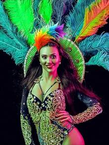 1 Stück bunter Party-Performance-Kopfschmuck, geeignet für verschiedene Festivalzubehör, Maskenball, Cosplay-Party-Requisiten - Farbe - Übersicht 4