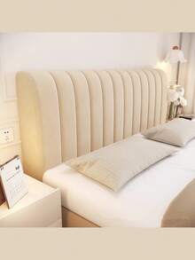 1 天鹅绒加厚床头板套，适用于全尺寸加州特大号床，绗缝床头板套，柔软防尘保护套，适用于卧室装饰，可水洗，长款保护套带垫子，适合特大号床，弹性填充，优雅双人床、单人床，适用于木床、情侣。