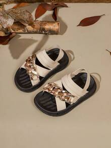 婴儿凉鞋 - 米色 - 查看 2