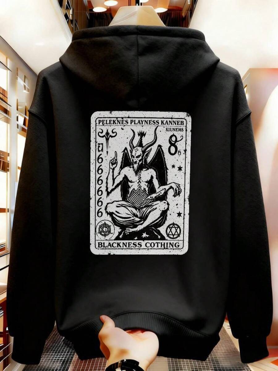 Sudadera adecuada para hombres en otoño e invierno GIYG - Negro - Ver 1