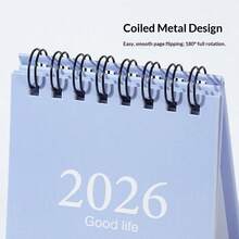 2026 Mini Desk Calendar Is Suitable For Homes And Office Workspaces. - Multicolor - View 5