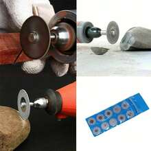 10 Uds. De hojas de sierra de rueda de corte de diamante con 2 conexiones, discos de corte de 20mm para herramienta rotativa PVNJ - 12 piezas - Ver 3