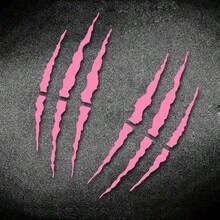 Monster Claw Motorcycle Stickers - Waterproof Vinyl Decals, Suitable For Fenders, Racing Helmets, And Decoration On Cars/Laptops