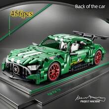 456pcs Technic Super Racing Car Model Building Blocks, DIY Rally Vehicle Construction, Cool Sports Car, Immersive Assembly Experience, Fulfilling Achievement, Home Decor, Great Gift - Multicolor - View 14
