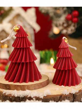 1pc Christmas Scented Candle, Christmas Fragrance Gift, Christmas Decoration, Home Decor, Candle, Scented Candles, Gifts