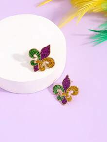 2pcs Bohemian Handmade Beaded Crystal Nutcracker Soldier Drop Earrings For Women, Festive Christmas Holiday Party Daily Wear Jewelry(Handmade Version, With Slight Variations)