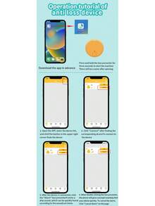 GPS Smart Tracker Key Finder - Wireless Anti-Lost Locator With Alarm For Pets, Cats, Dogs, Keys, Wallet, Luggage - Plastic, Portable Wireless Real-Time Location Tracker , Intelligent Key Finder Mini Gps Tracker