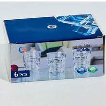A Set Of 6 Transparent Glass Cups, Mini Drinking Glasses, Suitable For Household Use, For Spirits/White Wine/Juice/Condiments, Multi-Functional Glass Beverage Cups, Made Of High-Transparency Lead-Free Glass, Easy To Clean, Suitable For Family Gatherings/Bars/Restaurants, And An Excellent Choice For Exquisite Gifts. - White - View 5