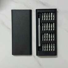 25-In-1 Mini Screwdriver Set, Includes Flat Head, Head And Various Bits - Suitable For Electronics, Phones, Computers, Glasses, Watches And Jewelry Repair - , Battery-Free, Precision Tool Kit | Compact Screwdriver Set | Handle, Screwdriver Set